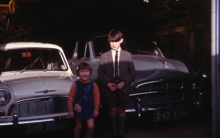 165Feb66Twocars&twokids